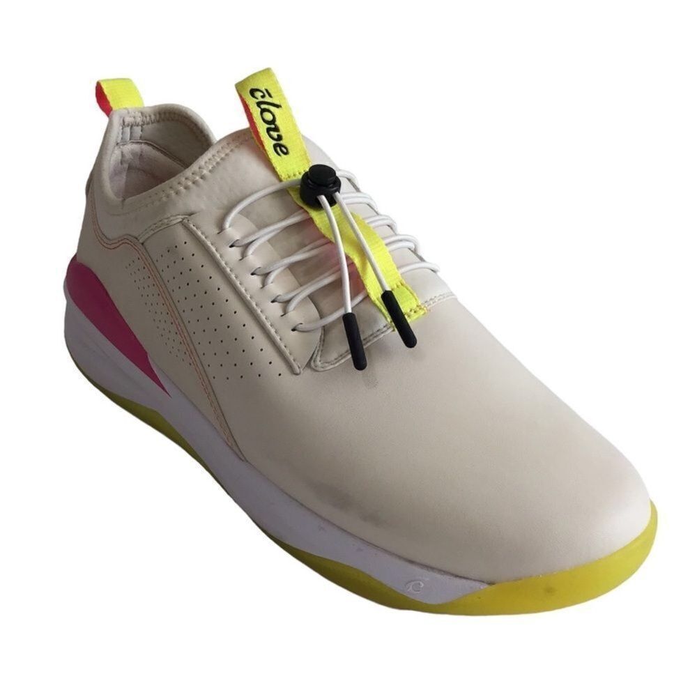 Clove White Health Care Worker Shoes Size 12 Women 101/2 Men Sneakers Slip-On